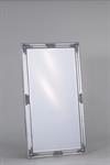Sølv spejl facetslebet let barok 72x132cm - Se flere Sølvspejle